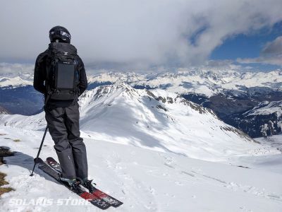 Ski de randonnée avec kit solaire nomade 6W - Savoie (73)