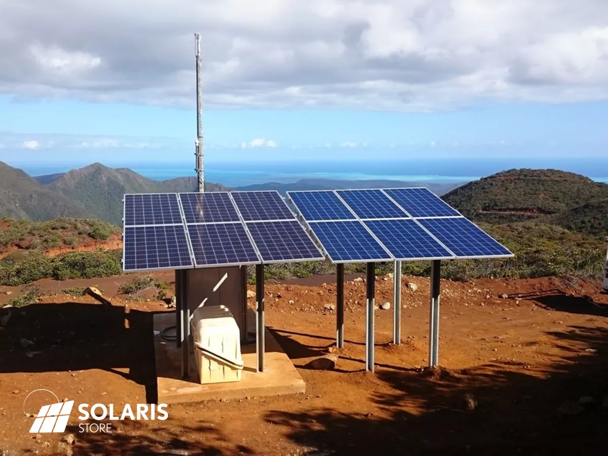 Installation solaire OffGrid pour alimenter un réseau d'antennes relais en Nouvelle Calédonie