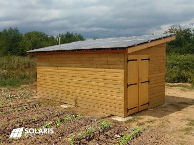 Irrigation d’un champs grâce à une pompe solaire immergée