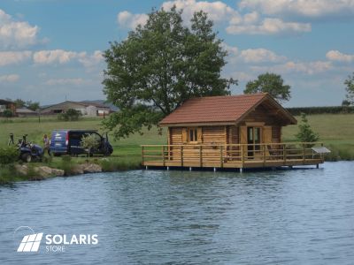 Une cabane de pêche aux portes du Beaujolais autonome en électricité