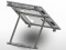 Support panneau solaire Galva Poteau UNIFIX200 | largeur panneau max 1100mm / 2 x 550mm