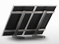 Support 2 panneaux solaires extensible Sol-Mur UNIFIX800EGF | largeur panneau 808 à 1100mm