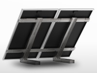 Support 2 panneaux solaires extensible Sol-Mur UNIFIX800EGF | largeur panneau 808 à 1100mm