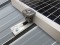 Fixation TOITURE Bac acier pour 1 panneau solaire | épaisseur cadre 30 à 50mm