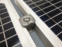 Rallonge/Extension Toiture BAC ACIER pour 1 panneau solaire | Cadre 30-50mm