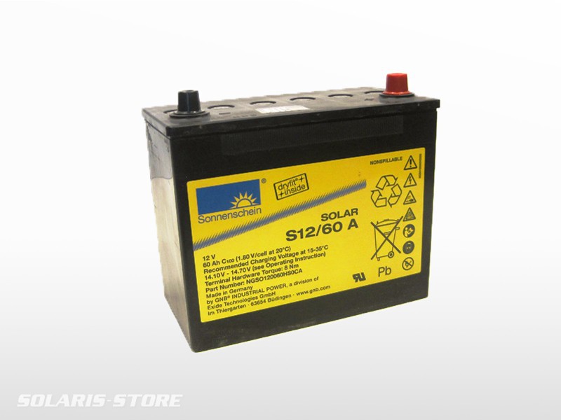 Batterie GEL Victron 12V/165Ah, site isolé autonome