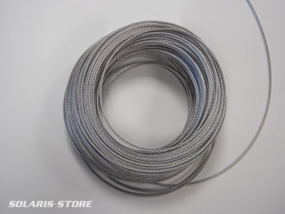 Câble inox suspension pompe immergée Ø4mm | au mètre