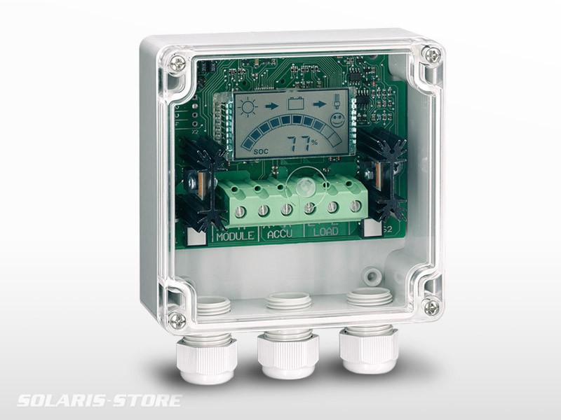 Régulateur Solaire 5-28V Avec Ports Type-C Et USB - Compact 50x50x14mm, Protocoles Charge Rapide - Pour Panneaux Solaires Extérieurs