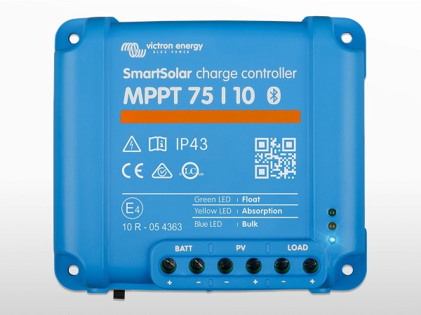 Régulateur MPPT SmartSolar VICTRON 75/10 (75V / 10A) Bluetooth intégré