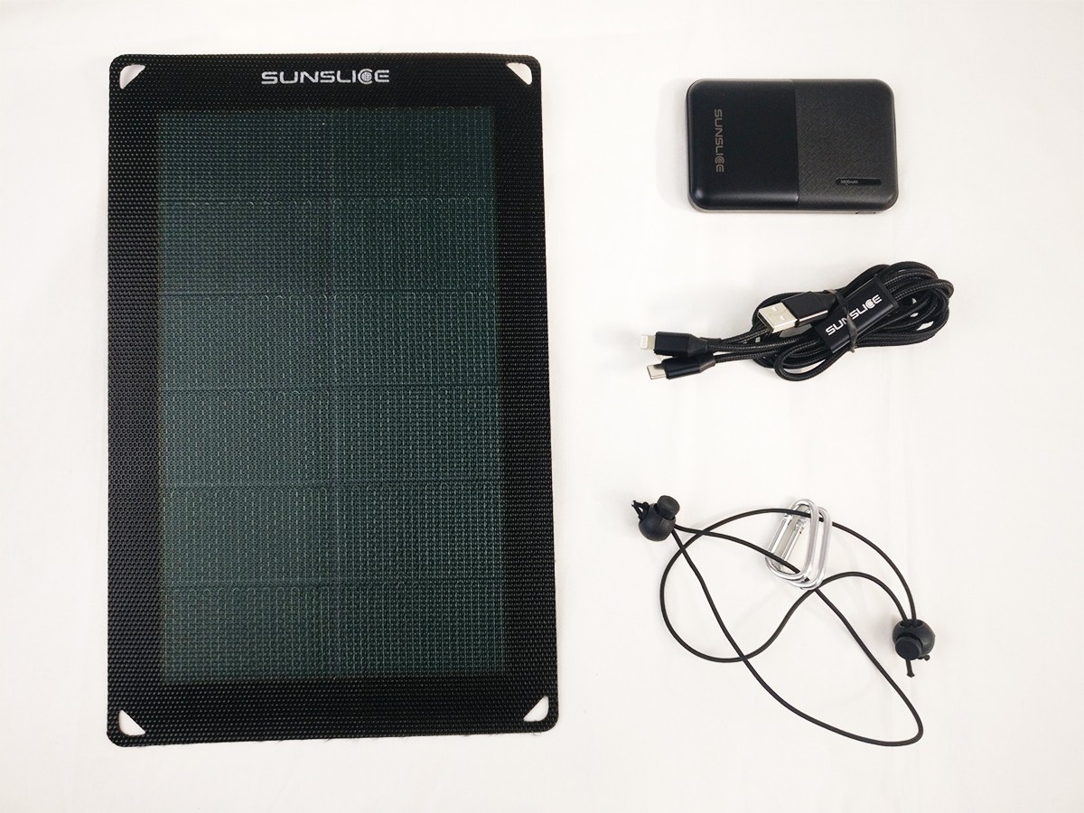 Kit panneau solaire portable 6W + batterie externe 18Wh | USB