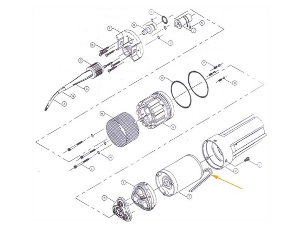 Kit  flasque inférieur + balai pour pompe SHURFLO 9325