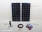 Composition du Kit pompe solaire immergée SHURFLO 9325 pour pompage autonome au fil du soleil