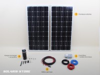 Kit pompe solaire immergée SHURFLO 9325 pour pompage autonome au fil du soleil