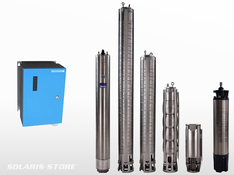 Pompe immergée LORENTZ PSk2-9  50 à 180m - 12 à 39m³/h * SOLARIS-STORE