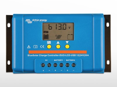 Régulateur VICTRON BlueSolar DUO LCD 20A | 20A - 12 / 24V