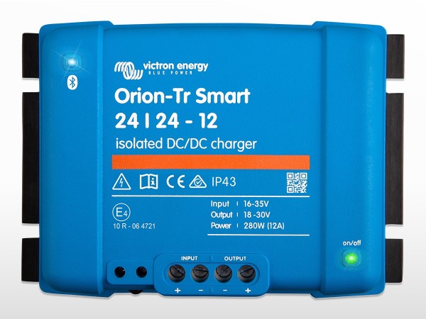Chargeur DC VICTRON Orion-Tr Smart isolé 24/24 - 12A | 24 / 24V - 280W