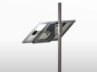 Support signalisation Alu inclinable POTEAU UNIFIX200S | Unisun 200