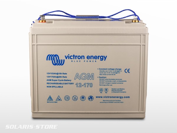 Batterie VICTRON étanche AGM Super Cycle 12V 170Ah