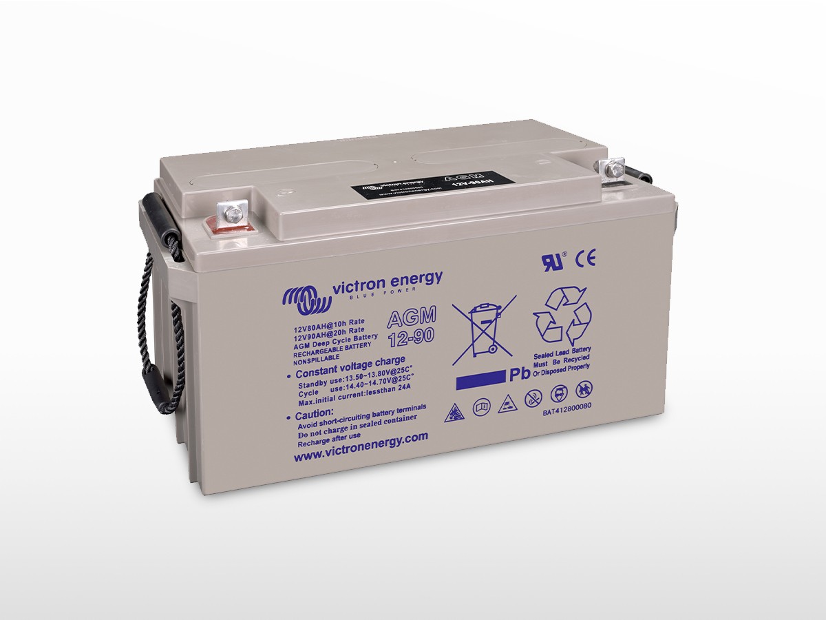 12V 80Ah Batterie au plomb (AGM), B.B. Battery EB80-12