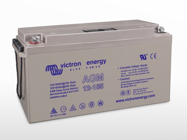 Batterie VICTRON étanche AGM 12V 165Ah