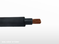 Câble souple H07 noir 1 x 25 mm² | au mètre
