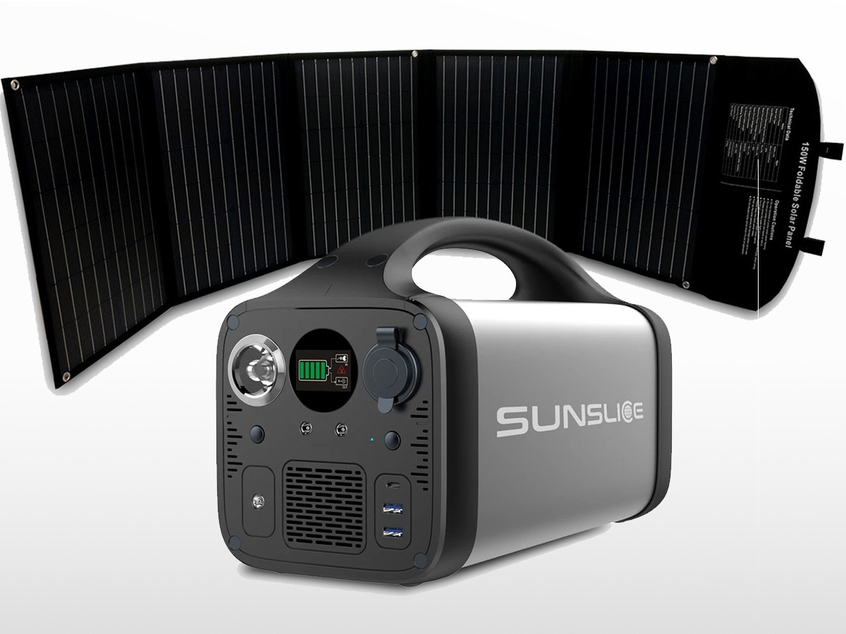 Kit batterie solaire portable 756Wh + SUNPOWER 100W (offert)