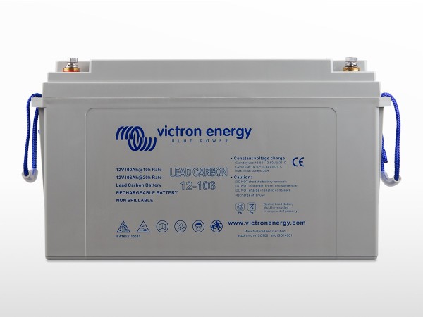 Batterie VICTRON étanche Plomb-Carbone 12V / 106Ah