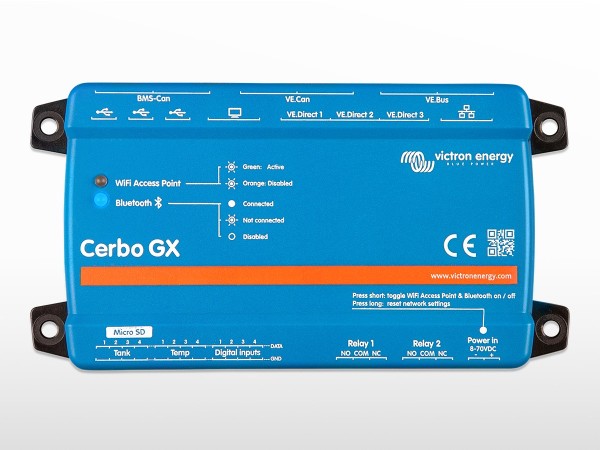 Supervision / monitoring / contrôle à distance Cerbo GX de Victron