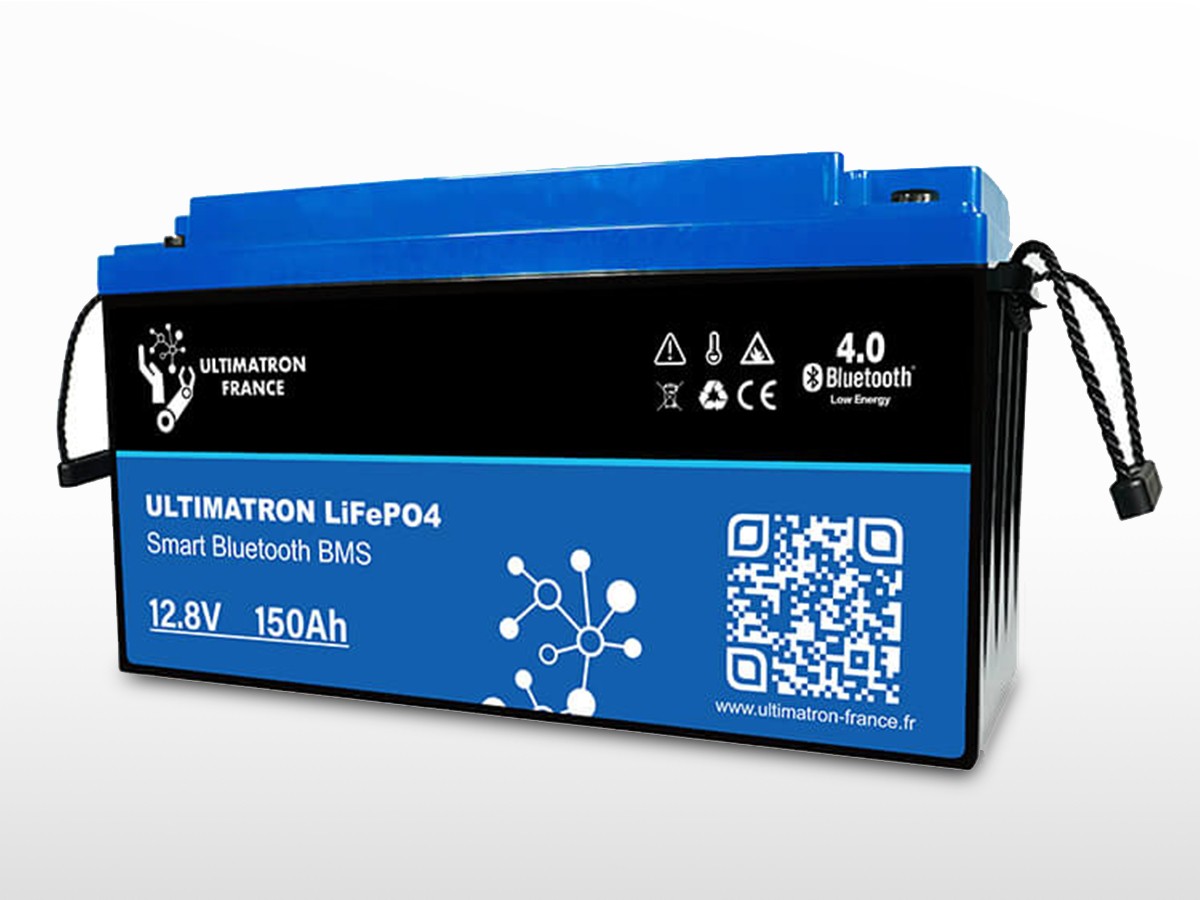 Batterie lithium ULTIMATRON LiFePO4 Smart BMS 12V / 150Ah