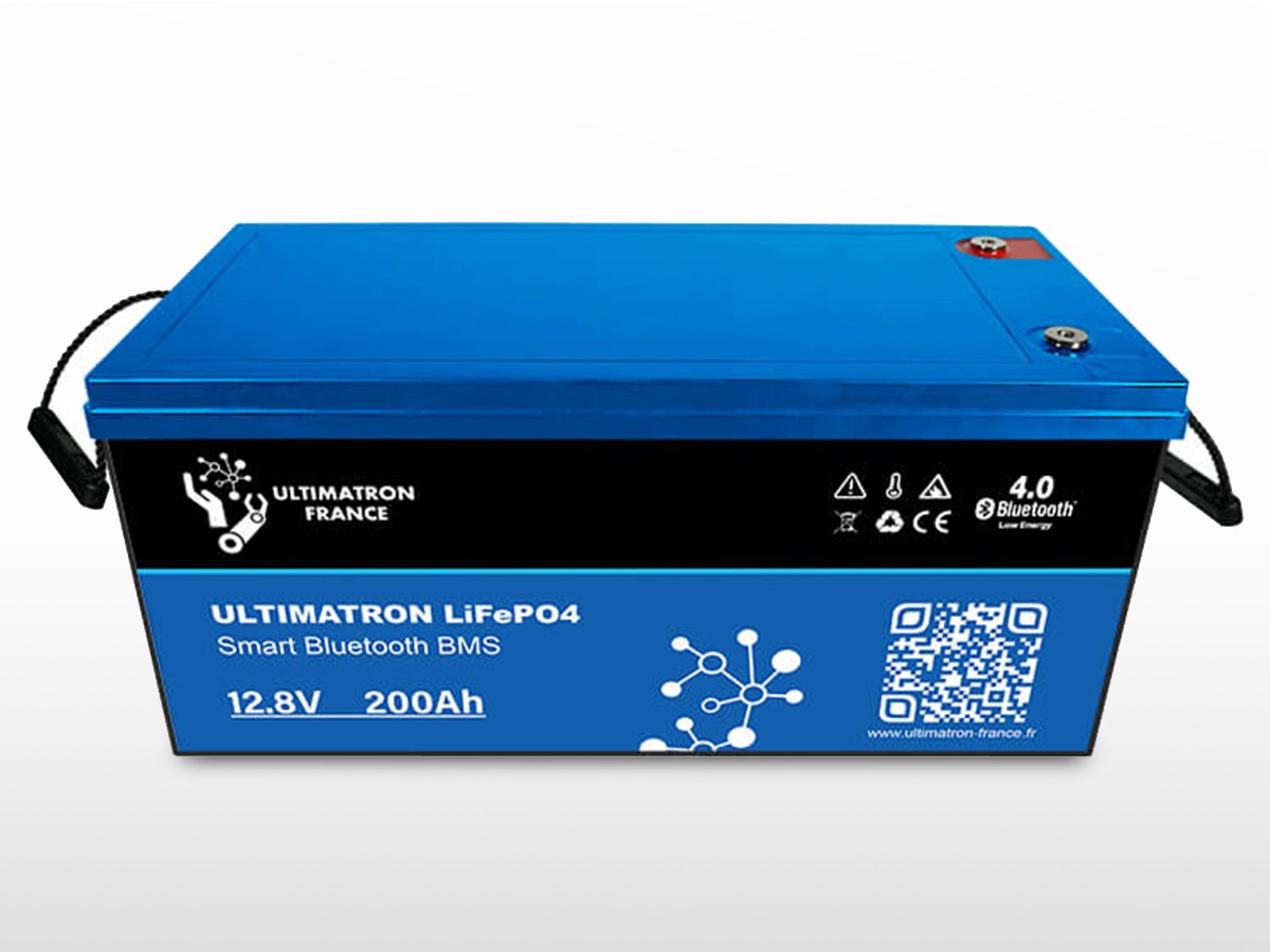 Batterie lithium ULTIMATRON LiFePO4 Smart BMS 12V / 200Ah