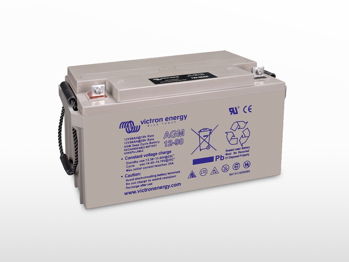 12V/90Ah Batterie AGM à décharge lente (M6) Victron