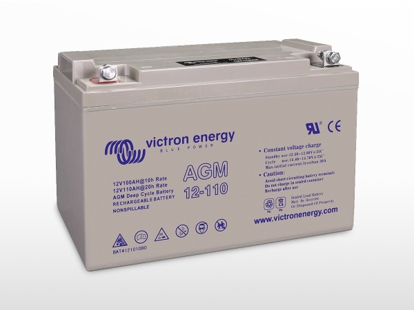 12V/110Ah Batterie AGM à décharge lente (M8) Victron