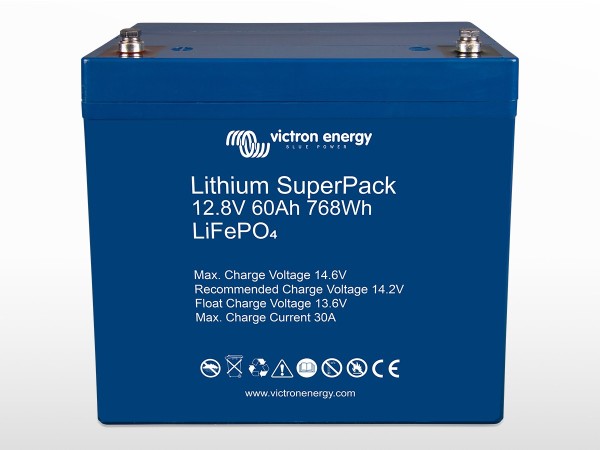 Lithium SuperPack 12,8V/60Ah (M6) Victron | BAT512060705