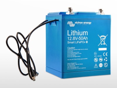 Batterie lithium LiFePO4 12,8V/50Ah Smart Victron | BAT512050610