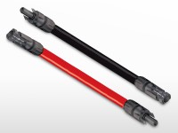 Rallonge câbles solaire 6mm² (noir + rouge) MC4-MC4 | 2 x 3m