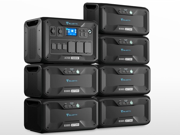 Batterie de secours extensible BLUETTI (AC500 + 6xB300S) 5000W 