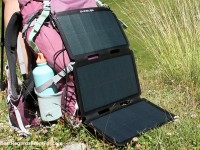 Panneau solaire flexible portable SUNSLICE Flex-18 | USB / 18W