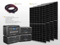 Kit panneau solaire autonome Plug and Play 1620W | 230V - 3kVA / 9,22kWh