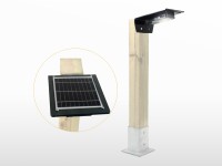 Borne solaire autonome LED compacte - détection crépuscule | 3W / 100lm