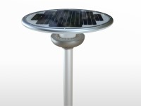 Lampadaire solaire autonome LED indirect - détection crépuscule | 20W / 2000lm