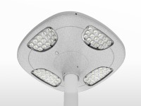 Lampadaire solaire autonome LED direct - détection crépuscule | 20W / 2000lm