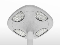 Lampadaire solaire autonome LED direct - détection nuit | 20W / 2000lm
