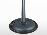 Mât Ø60mm et pied inox pour lampadaire solaire BF-Light | 2,5 m