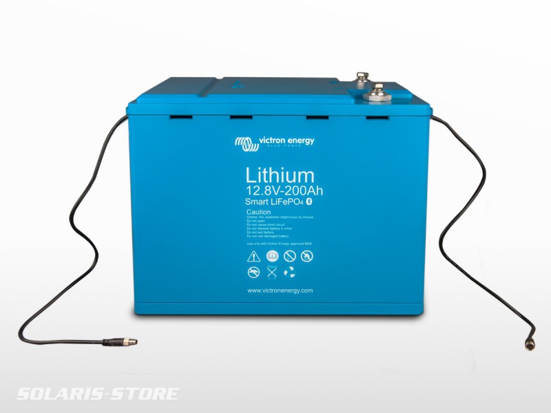 Batterie lithium LiFeP04 Smart BMS 12,8V 100Ah Panel Solaire