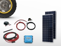 Kit solaire Camping-car MPPT monocristallin VICTRON 2x130W | 12V / 24V
