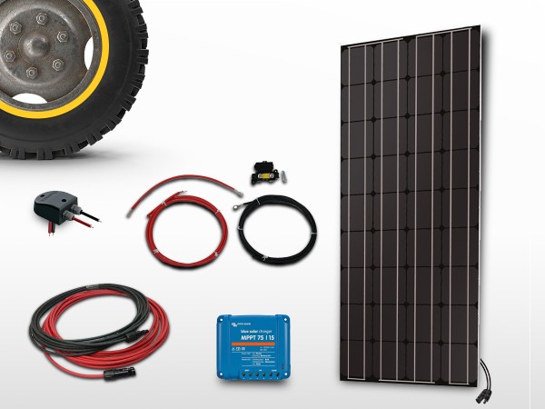 Kit panneau solaire Camping-car MPPT monocristallin UNITECK 150W | 12V