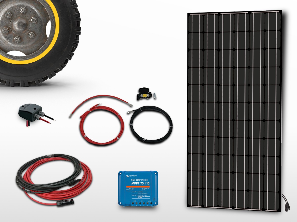 Kit panneau solaire Camping-car MPPT monocristallin UNITECK 200W