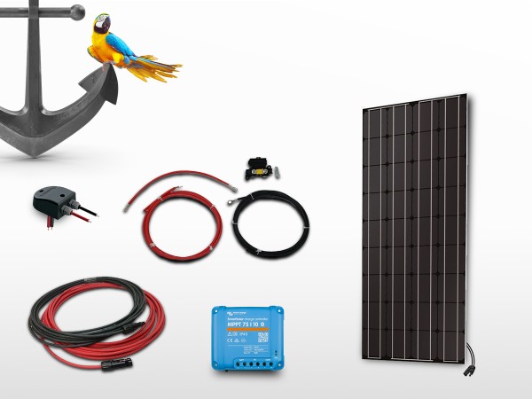 Kit solaire Bateau MPPT monocristallin 100W | 12V