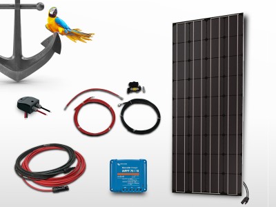 Kit panneau solaire Bateau MPPT monocristallin 150W | 12V