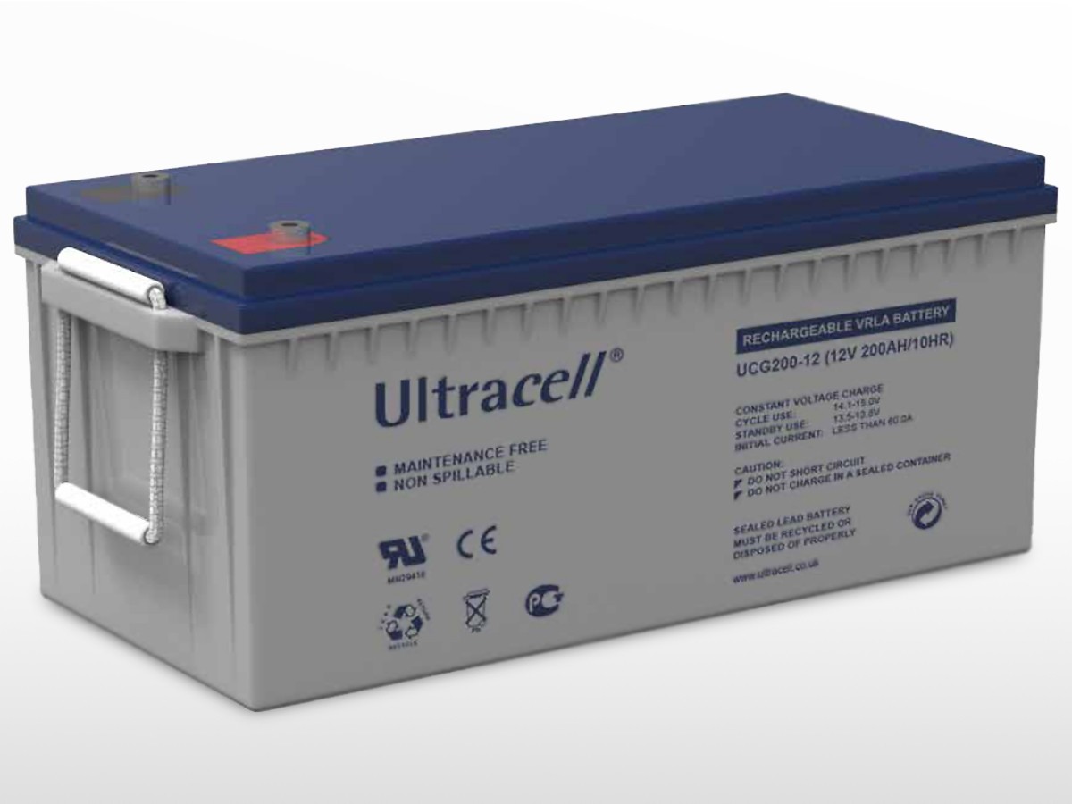 Batterie solaire GEL étanche ULTRACELL 12V / 200Ah